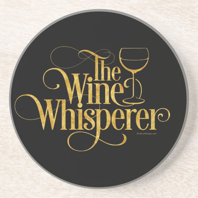 Posavasos El susurro del vino (Frente)
