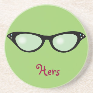 Posavasos El suyo práctico de costa de las gafas
