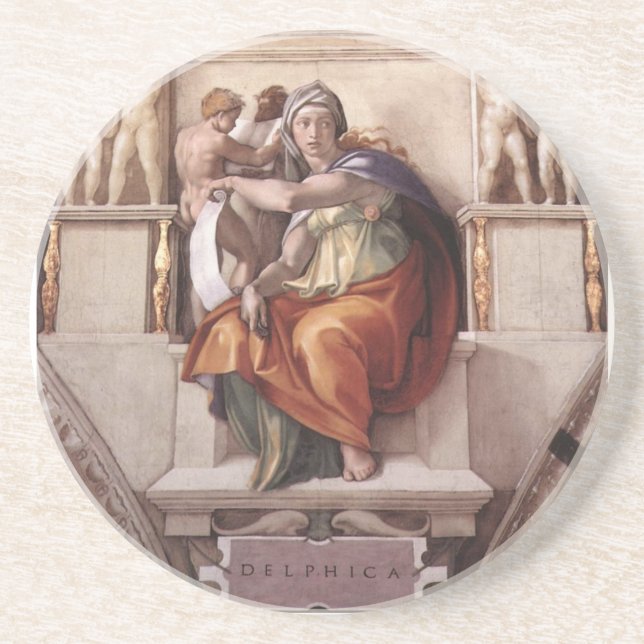 Posavasos El Sybil délfico (Frente)