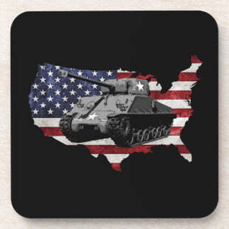 Posavasos El tanque de M4 Sherman