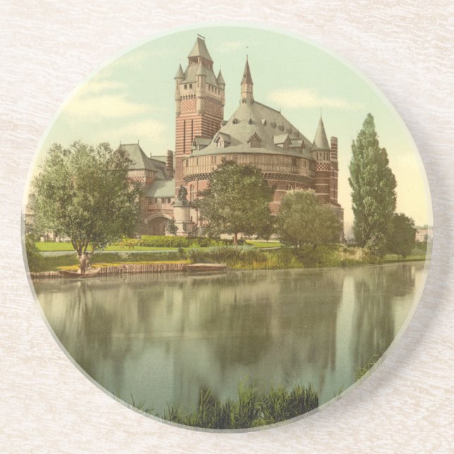 Posavasos El teatro conmemorativo de Shakespeare, (Frente)