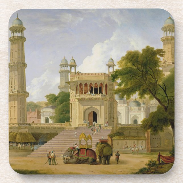 Posavasos El templo indio, dijo ser la mezquita Abo-UL-Nab (Frente)