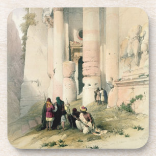 Posavasos El templo llamó el EL Khasne, Petra, el 7 de marz