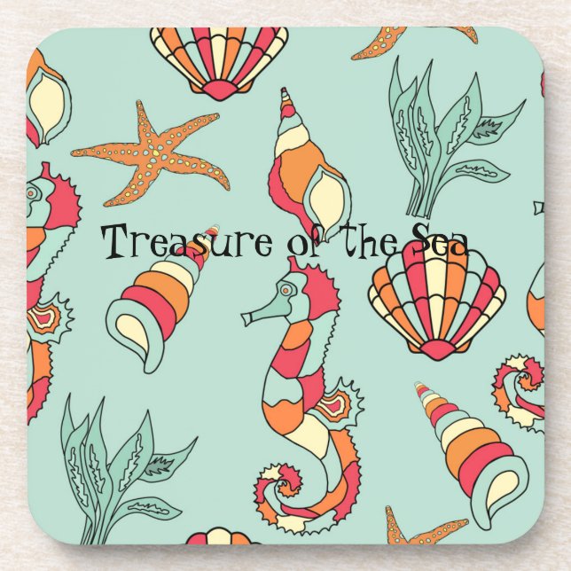 Posavasos El tesoro del mar (Frente)
