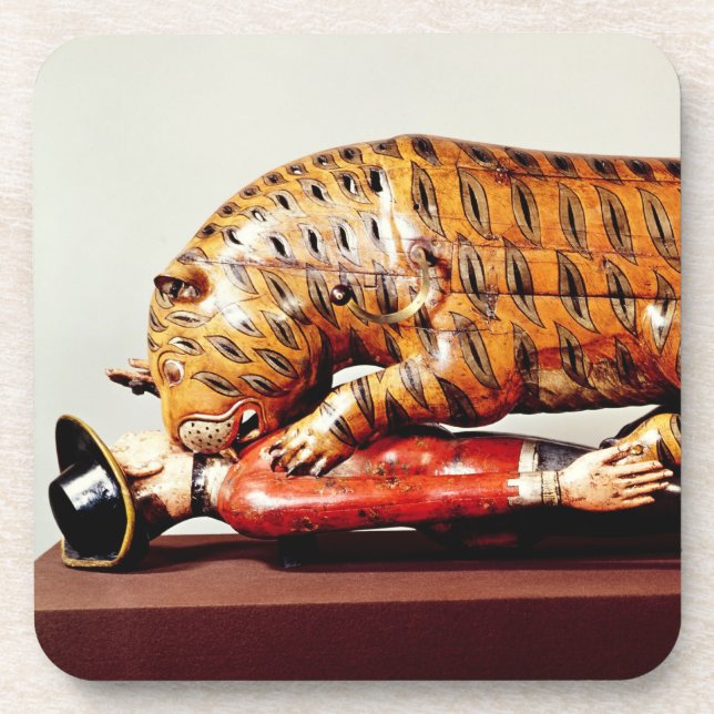 Posavasos El tigre de Tipu, c.1790 (madera) (Frente)