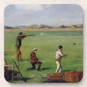 Posavasos El tirar (aceite en el papel)