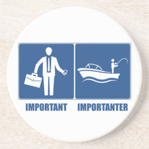 Posavasos El Trabajo Es Importante, La Pesca Es Importante