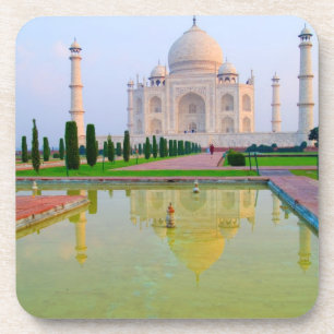 Posavasos El tranquilo y pacífico Taj Mahal famoso en el mun