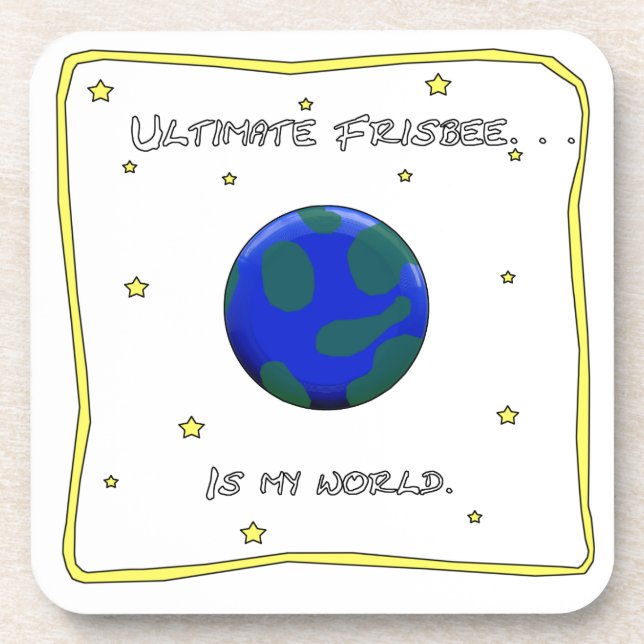 Posavasos El último disco volador es mi mundo (Frente)