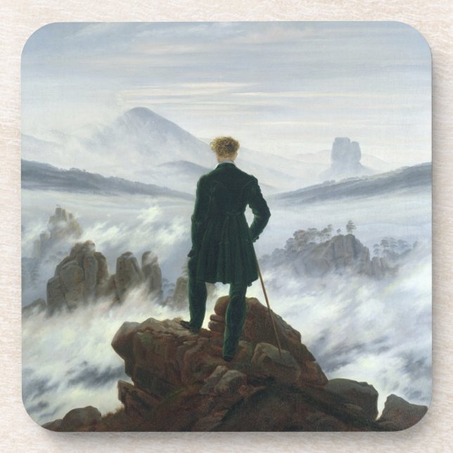 Posavasos El vagabundo sobre el mar de la niebla, 1818 (Frente)