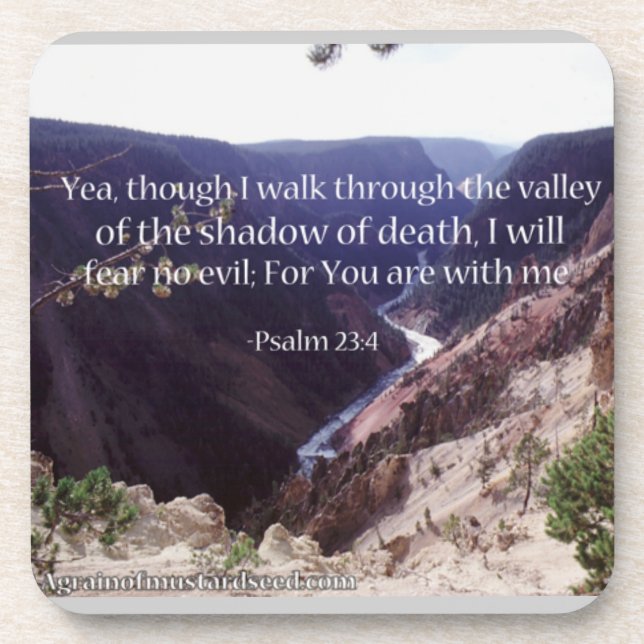 Posavasos El valle de la sombra de la muerte (Frente)