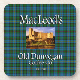 Posavasos El viejo café Dunvegano de MacLeod, un juego de mo