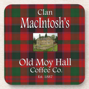 Posavasos El viejo café Moy Hall de Clan MacIntosh.