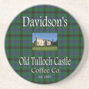 Posavasos El viejo castillo Tulloch de Davidson, Coffee Co.