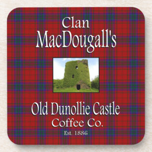Posavasos El viejo Dunollie Castle Coffee Co. del clan MacDo