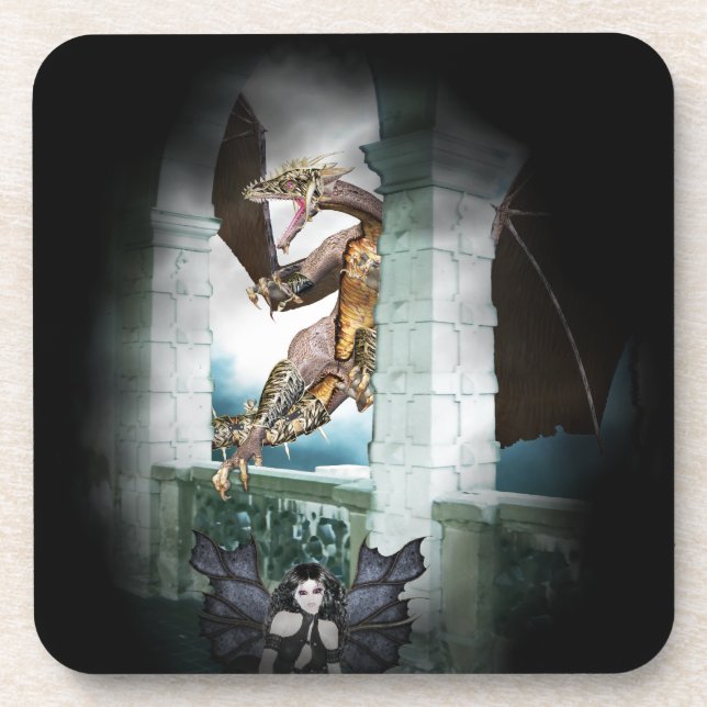 Posavasos El Viñette de Lair del Dragón (Frente)