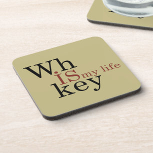 Posavasos el whisky es mi vida