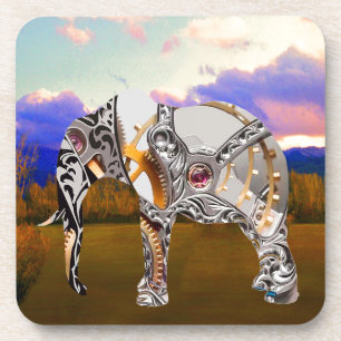 Posavasos Elefante de reloj