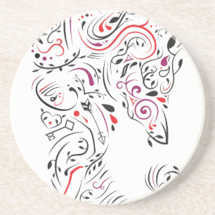 Posavasos elefante ornamental