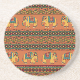 Posavasos Elefantes Indios, Naranjas Tradicionales Sin Marea