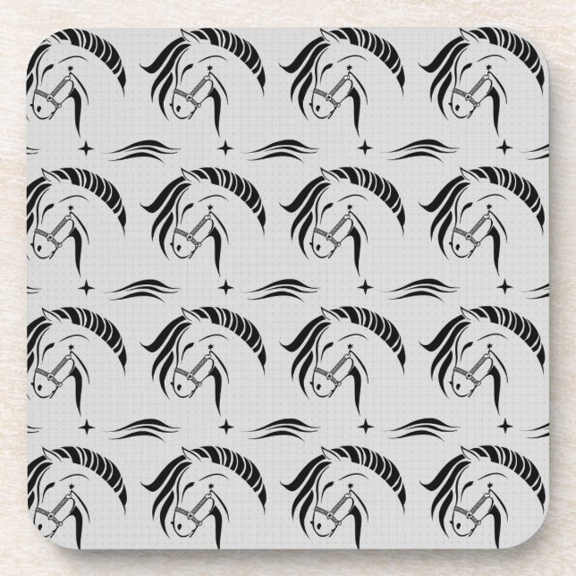 Posavasos Elegancia equina (Frente)