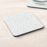 Posavasos Elegante animal de leopardo gris blanco<br><div class="desc">Este elegante diseño de moda es perfecto para la moderna y elegante moda. Tiene un patrón de impresión animal de leopardo blanco y gris dibujado a mano. Es moderno, simple y lindo. ***NOTA DE DISEÑO IMPORTANTE: Para cualquier solicitud de diseño personalizado, como solicitudes de productos coincidentes, cambios de color, cambios...</div>