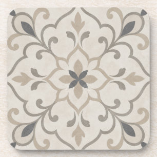 Posavasos Elegante baldosa de piedra ornamental