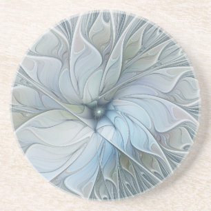Posavasos Elegante belleza arte abstracto fractal moderno Fl