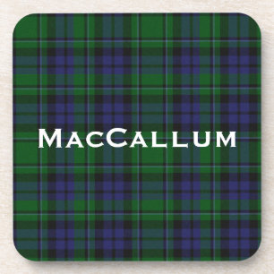 Posavasos Elegante Blue & Green MacCallum Tartan Plaid