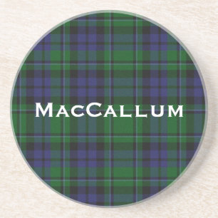 Posavasos Elegante Blue & Green MacCallum Tartan Plaid