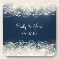 Elegante Boda abstracto de encaje y perlas