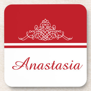 Posavasos Elegante diseño floral