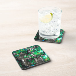 Posavasos Elegante glamour glamour greens grays secuencia de