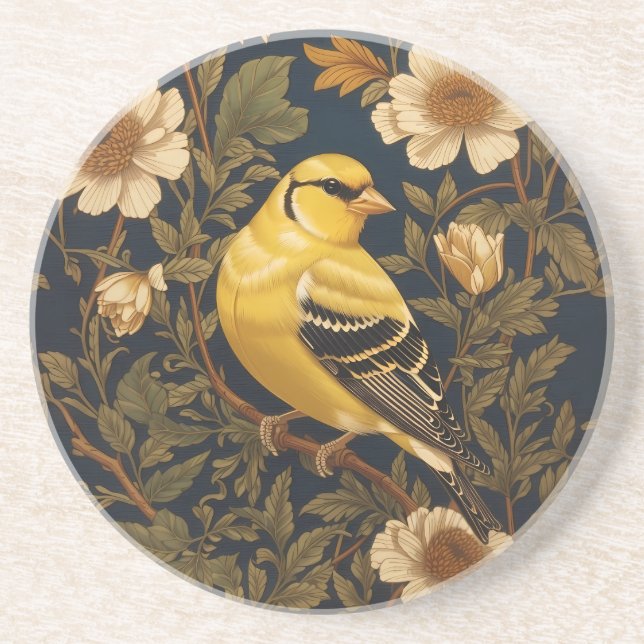Posavasos Elegante Goldfinch americano (Frente)
