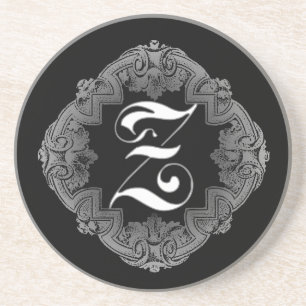 Posavasos Elegante Gótico inicial Z