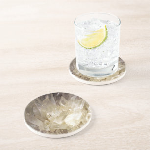 Posavasos Elegante gráfico de energía Quartz transparente