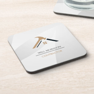 Posavasos Elegante inmobiliaria de reparación de hogar de pl