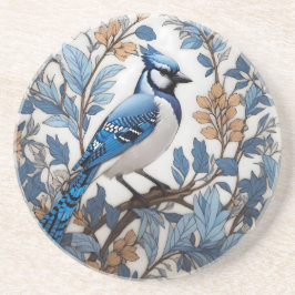Posavasos Elegante Jay Azul William Morris Inspirado