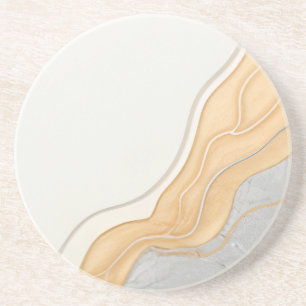 Posavasos Elegante montaña rusa de arenisca inspirada en Jap