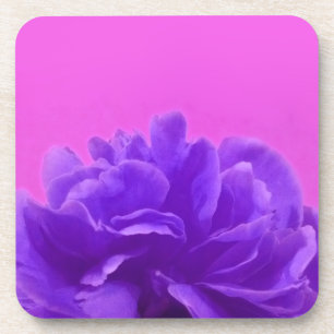 Posavasos Elegante morado frambuesa floral