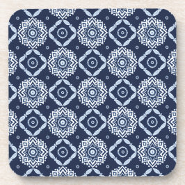 Posavasos Elegante patrón floral de Boho - Conjunto de 6