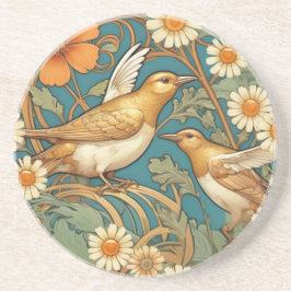 Posavasos Elegante Songbird Tile De Cerámica Decorativo