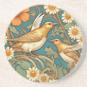 Posavasos Elegante Songbird Tile De Cerámica Decorativo