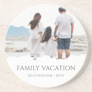 Posavasos Elegante vacaciones familiares Foto de viaje fam