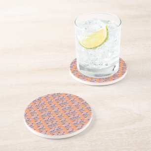 Posavasos Elegante y único arte con estampado cardíaco para