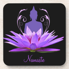 Posavasos Elegante Zen Lotus Meditación Espiritual Namaste