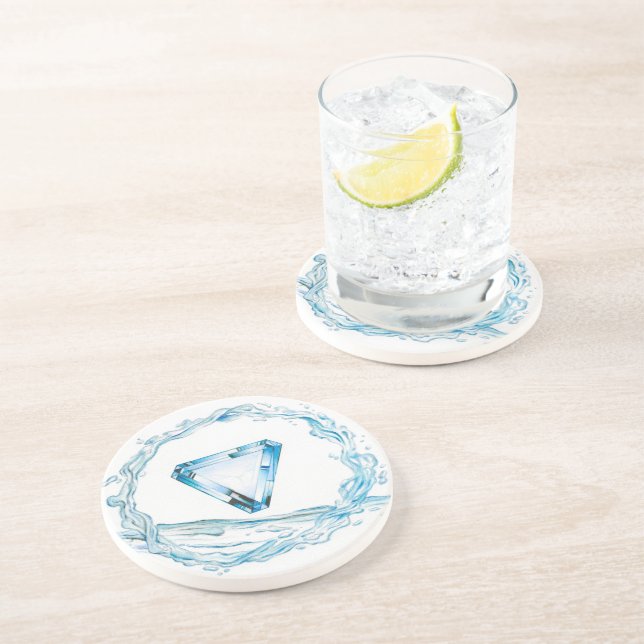 Posavasos Elemento de agua (Lado)