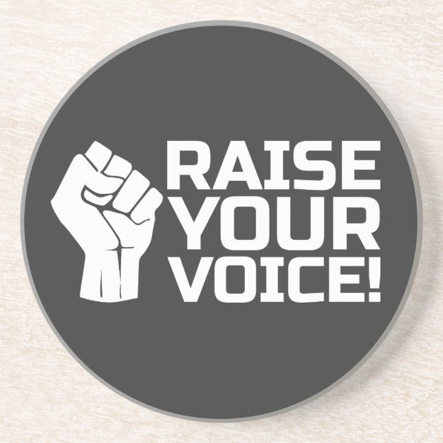 Posavasos Elevar tu voz 1 w (Frente)
