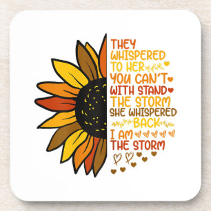 Posavasos Ella Susurró Que Yo Soy La Tormenta Funny Sunflowe