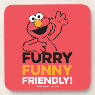 Posavasos Elmo   Furry Funny Friendly